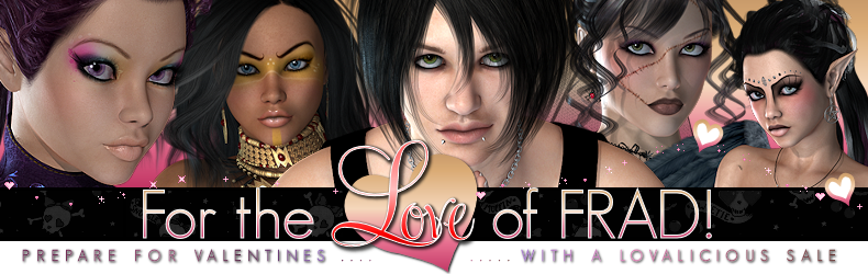 Buy 3D Models from Freja and Adiene! FRAD_Sale_Header
